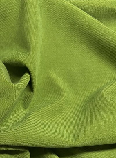 A la Ville moss green - beautiful velvet with twill binding