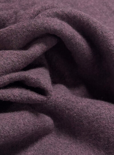 Swafing aubergine - gekookte merino wol