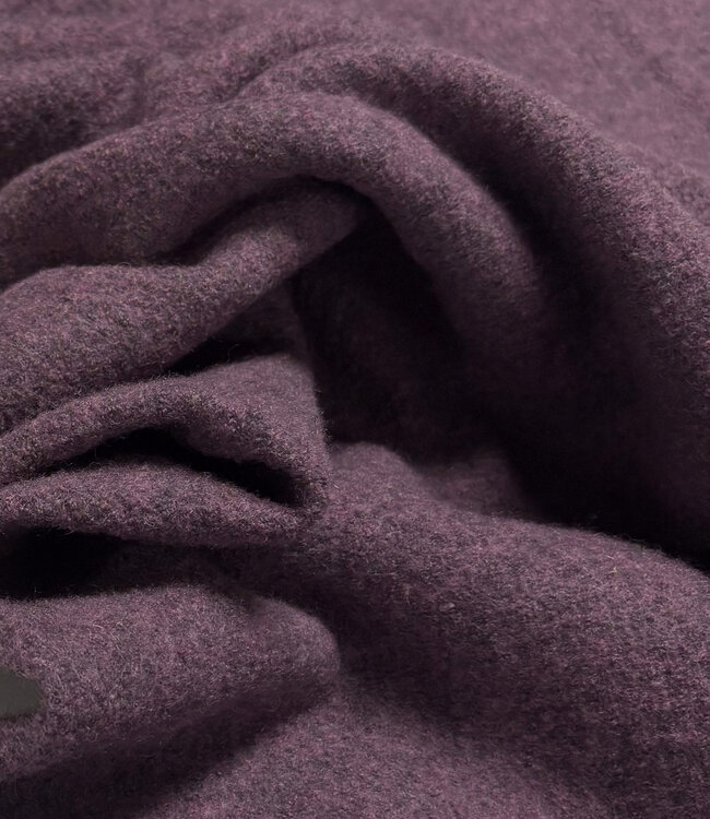 Swafing aubergine - gekookte merino wol