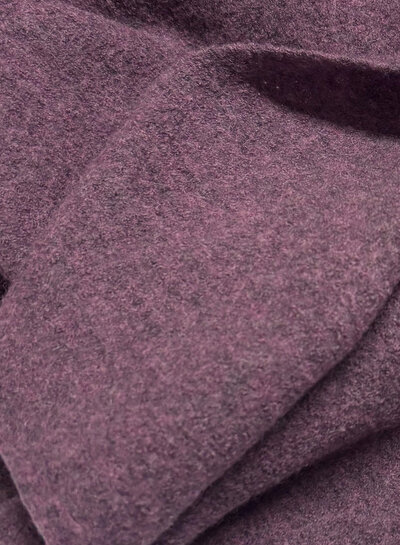 Swafing aubergine - gekookte merino wol