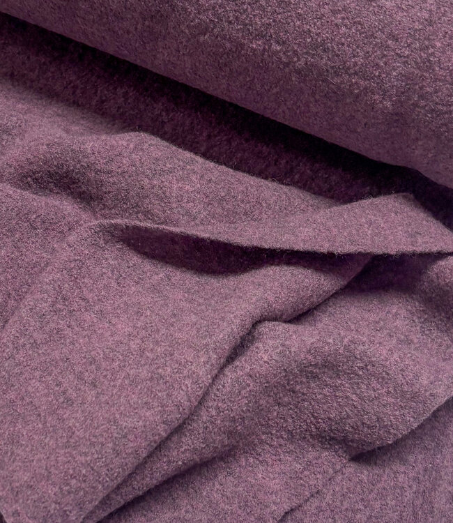 Swafing aubergine - gekookte merino wol