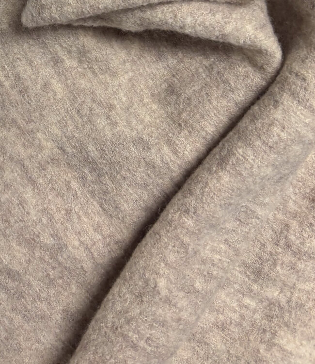 Swafing zand beige - gekookte merino wol