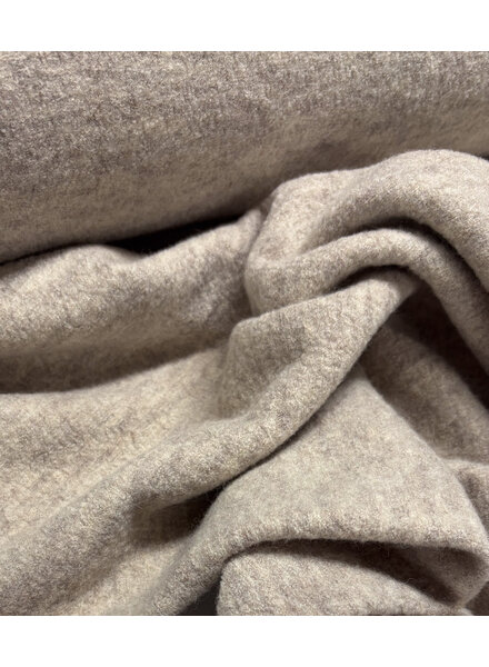 Swafing zand beige - gekookte merino wol