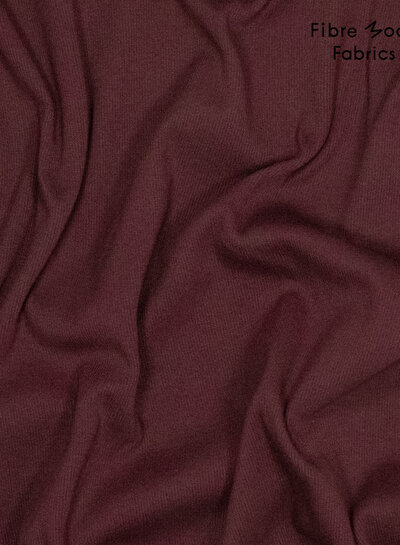 Fibremood marsala - lycra - yoga fabric - YUKI