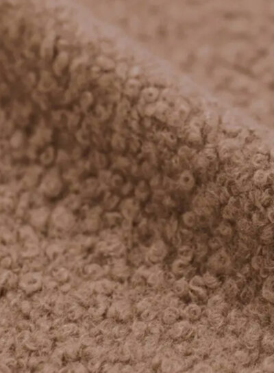 mocha mousse - bouclé - beautiful warm coat fabric