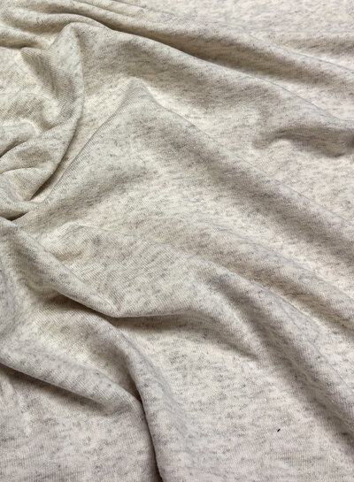 Fibremood naturel - gerecycleerde polyester katoen mix tricot - ELIF