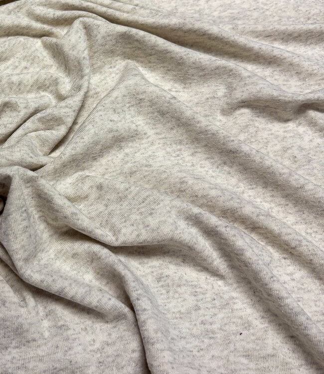 Fibremood naturel - gerecycleerde polyester katoen mix tricot - ELIF