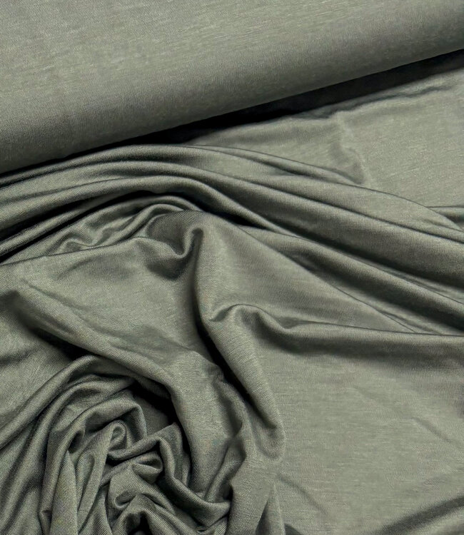 Fibremood khaki - bamboe jersey - DYMAR