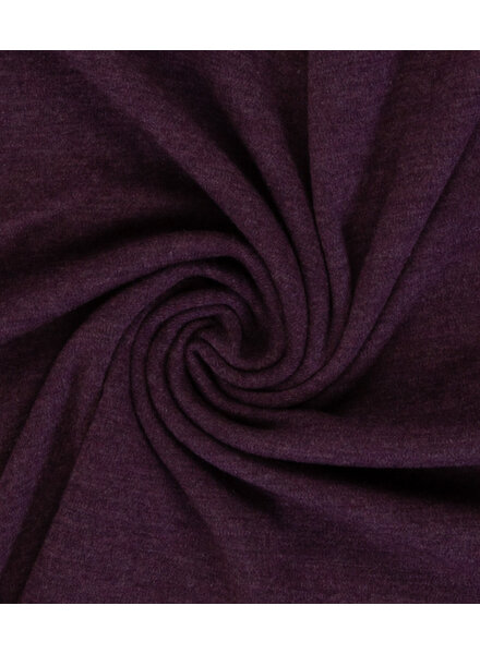 100% finely knitted merino wool - mauve wine