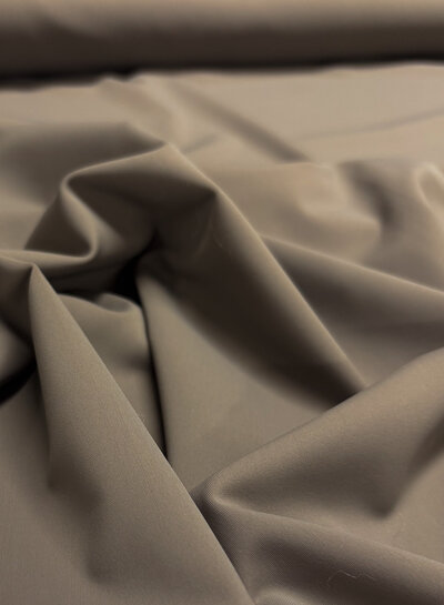 plain taupe - lycra - matte travel quality