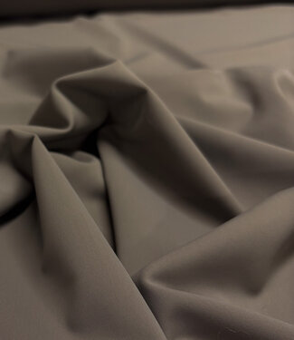 effen taupe - lycra - matte kwaliteit travel