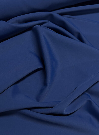 effen denimblauw lycra - matte kwaliteit travel