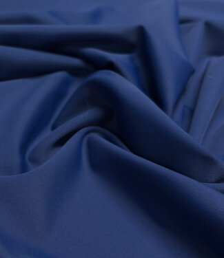 effen denimblauw lycra - matte kwaliteit travel