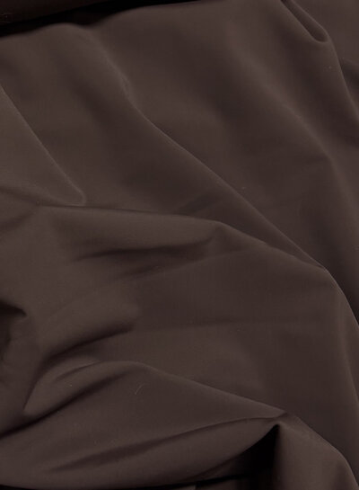 effen donkerbruin - lycra - matte kwaliteit travel