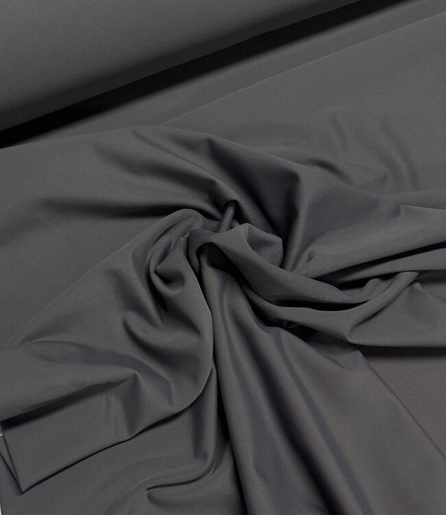effen antraciet - lycra - matte kwaliteit travel