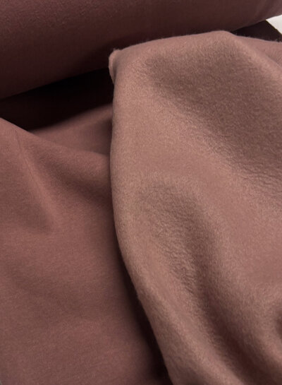 Doubles pinkish brown - thick jogging, softly roughened on the inside Doubles