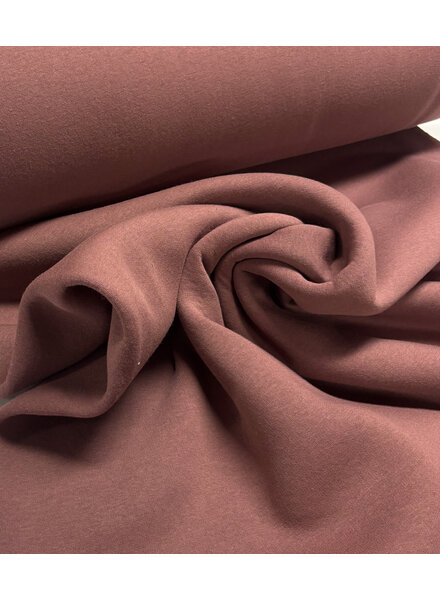 Doubles pinkish brown - thick jogging, softly roughened on the inside Doubles