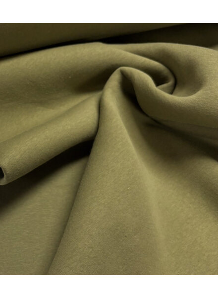 Doubles soft khaki, thick jogging with a roughened inside Doubles