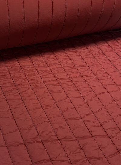 stepper bordeaux - fleece on the inside - double-faced - quilted