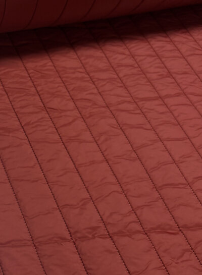 stepper bordeaux - fleece on the inside - double-faced - quilted