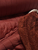 stepper bordeaux - fleece on the inside - double-faced - quilted