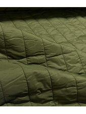 stepper khaki - fleece on the inside - double-faced - quilted