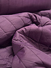 stepper aubergine - fleece on the inside - double-faced - quilted