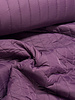 stepper aubergine - fleece on the inside - double-faced - quilted