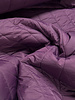 stepper aubergine - fleece on the inside - double-faced - quilted