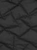 Madeline black - matte waterproof double-faced stepper fabric - quilted