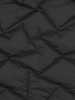 Madeline black - matte waterproof double-faced stepper fabric - quilted