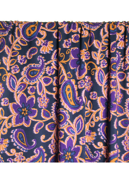 Atelier Jupe blue paisley print - viscose