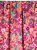 Atelier Jupe fuchsia and green flowers - viscose