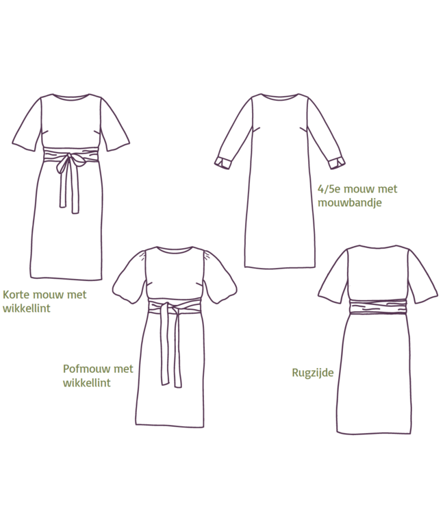 Atelier Jupe Pippa 2.0 jurk  patroon - Atelier Jupe