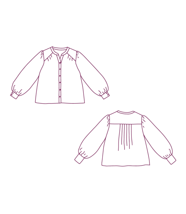 Atelier Jupe Alexa blouse patroon - Atelier Jupe