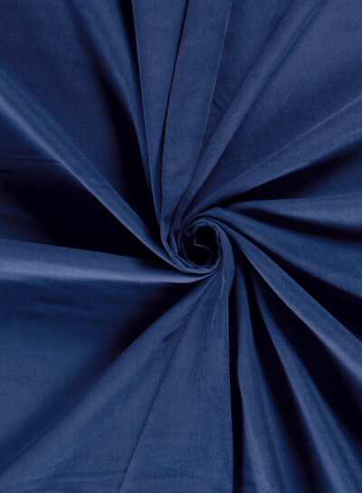cobalt blue needle-knit corduroy - fine corduroy