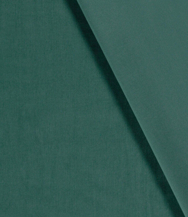 mallard groen needle ribfluweel - fijne corduroy
