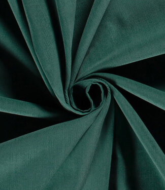 Mallard green needle corduroy - fine corduroy
