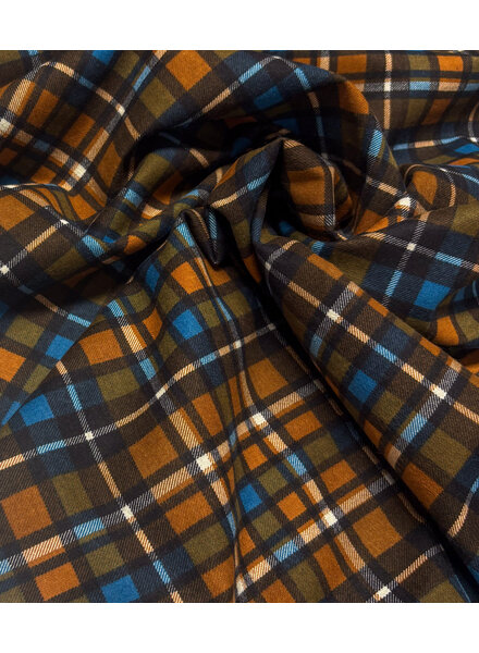 brown tones checks - flannel