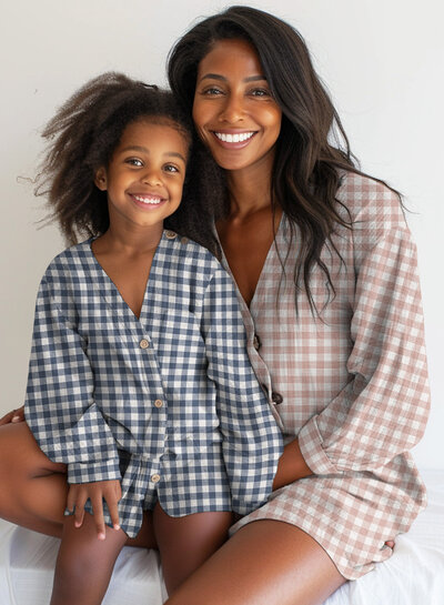 Madeline old pink - flannel, soft cotton