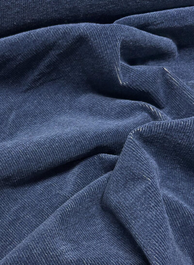 original blue indigo melee - washed corduroy - ribfluweel