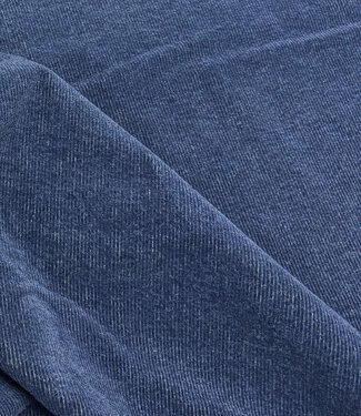 original blue indigo melee - washed corduroy - ribfluweel
