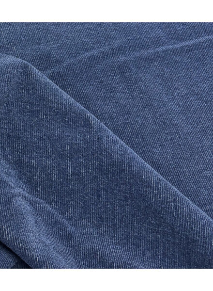 original blue indigo melee - washed corduroy - ribfluweel