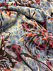 wild blossom blue & burgundy - prachtige viscose blend