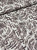 brown/beige jungle - woven leopard motif - viscose