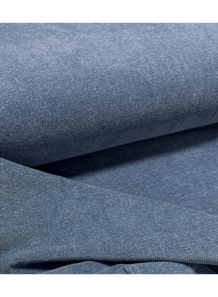 denimblue melee - washed corduroy - ribfluweel