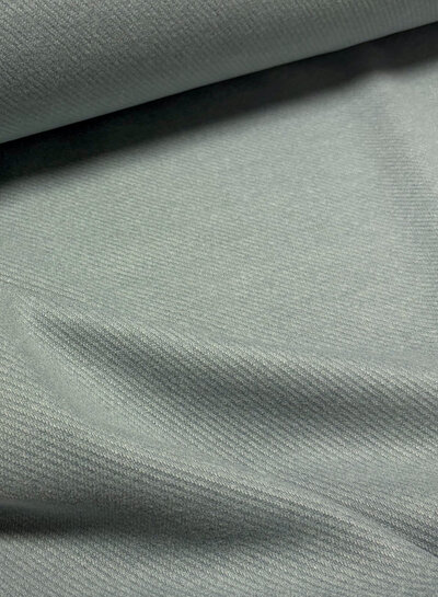 winter sky blue - cashmere touch mantelstof met keperstructuur