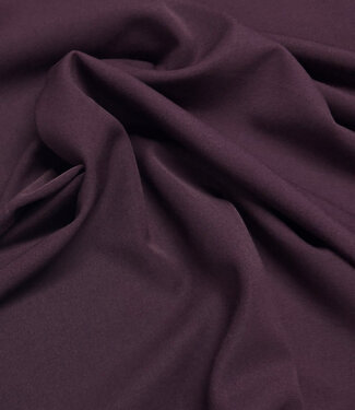 aubergine soepelvallende gabardine