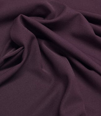 eggplant flowing gabardine