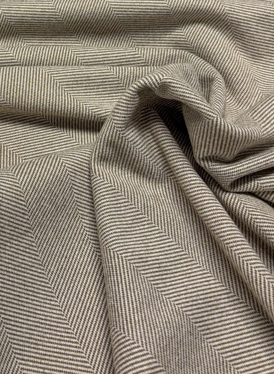 beige herringbone - wool touch jacquard - zachte kwaliteit, perfecte broekenstof